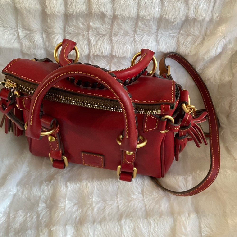 Dooney & Bourke Red Nano Satchel, Excellent Preowned Condition, Rarely Used - Picture 4 of 12